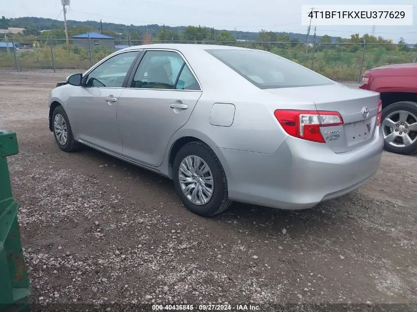 2014 Toyota Camry Le VIN: 4T1BF1FKXEU377629 Lot: 40436845