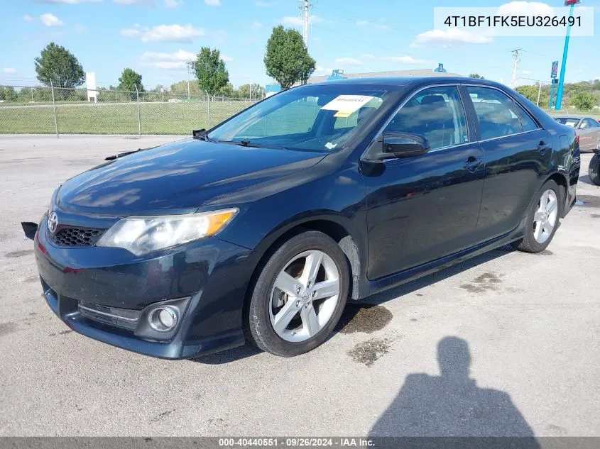 4T1BF1FK5EU326491 2014 Toyota Camry Se