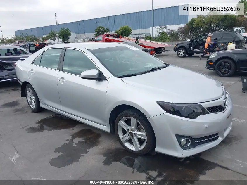 4T1BF1FK6EU362626 2014 Toyota Camry L/Se/Le/Xle