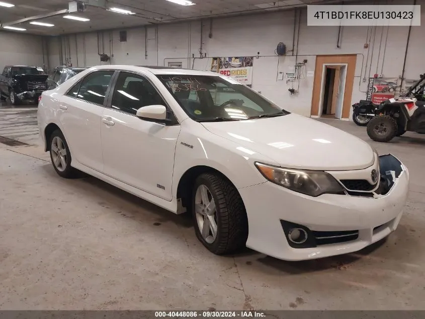 2014 Toyota Camry Hybrid Se Limited Edition VIN: 4T1BD1FK8EU130423 Lot: 40448086