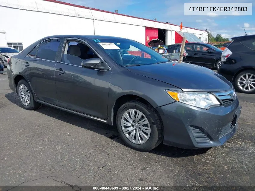 4T4BF1FK4ER342803 2014 Toyota Camry Le