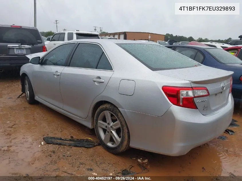 2014 Toyota Camry Se VIN: 4T1BF1FK7EU329893 Lot: 40452197