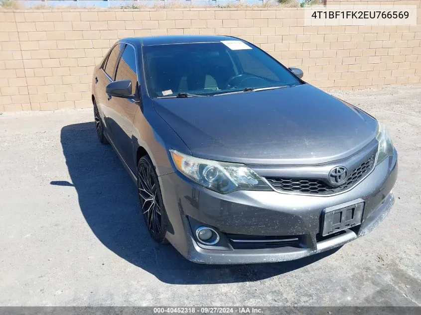 4T1BF1FK2EU766569 2014 Toyota Camry Se