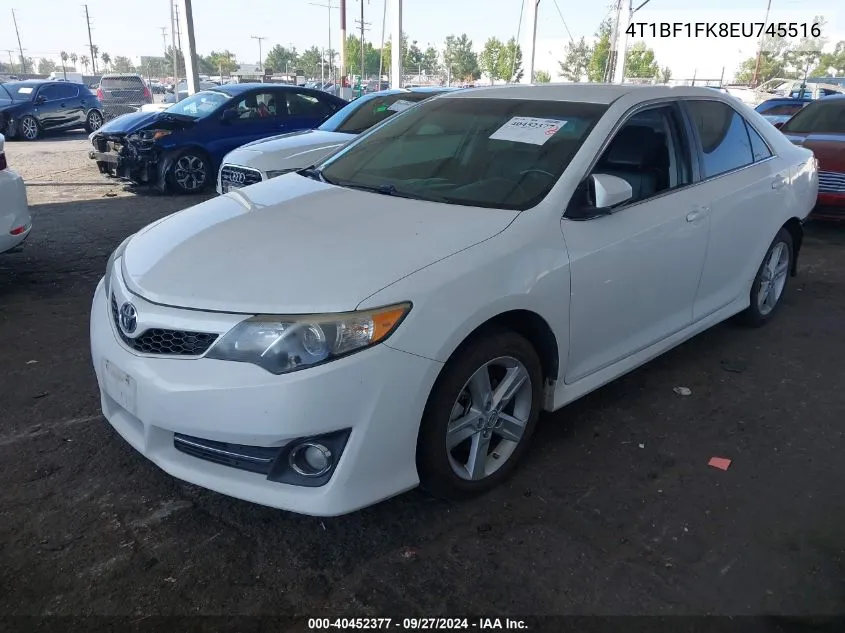 2014 Toyota Camry Se VIN: 4T1BF1FK8EU745516 Lot: 40452377