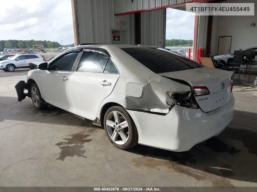 4T1BF1FK4EU455449 2014 Toyota Camry Se