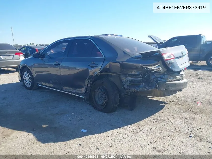 2014 Toyota Camry Le VIN: 4T4BF1FK2ER373919 Lot: 40456933