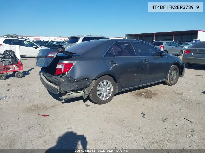 4T4BF1FK2ER373919 2014 Toyota Camry Le