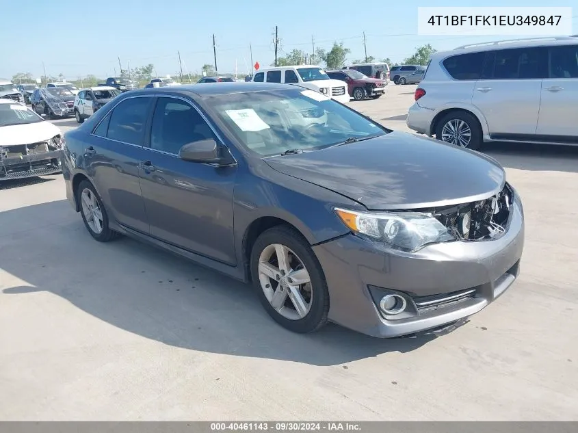 2014 Toyota Camry Se VIN: 4T1BF1FK1EU349847 Lot: 40461143