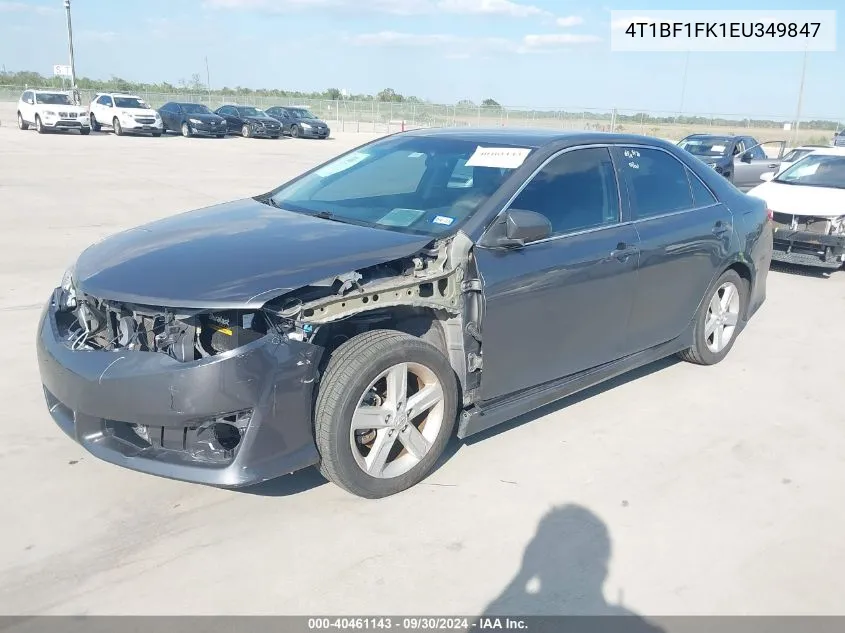 4T1BF1FK1EU349847 2014 Toyota Camry Se