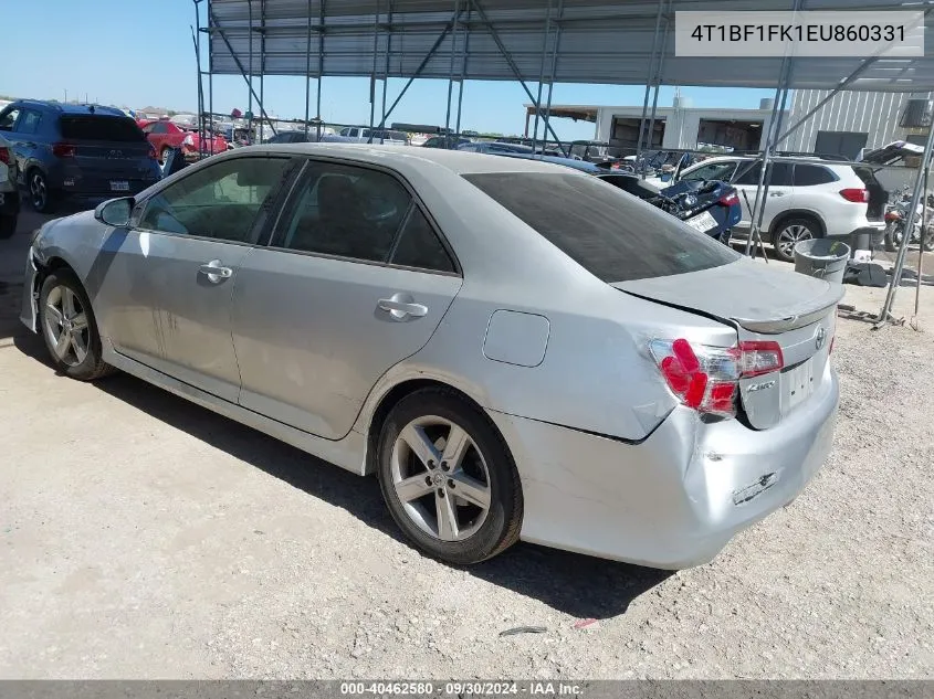 2014 Toyota Camry L/Se/Le/Xle VIN: 4T1BF1FK1EU860331 Lot: 40462580