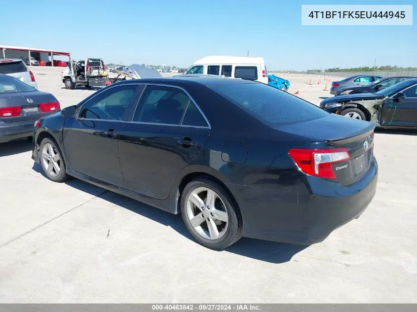 2014 Toyota Camry Se VIN: 4T1BF1FK5EU444945 Lot: 40463842