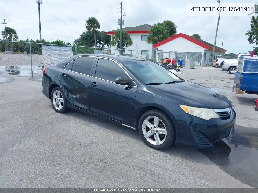 2014 Toyota Camry L VIN: 4T1BF1FK2EU764191 Lot: 40465357