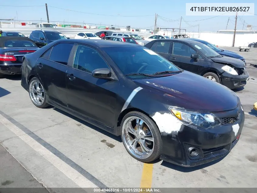 2014 Toyota Camry Se Sport VIN: 4T1BF1FK2EU826527 Lot: 40468316