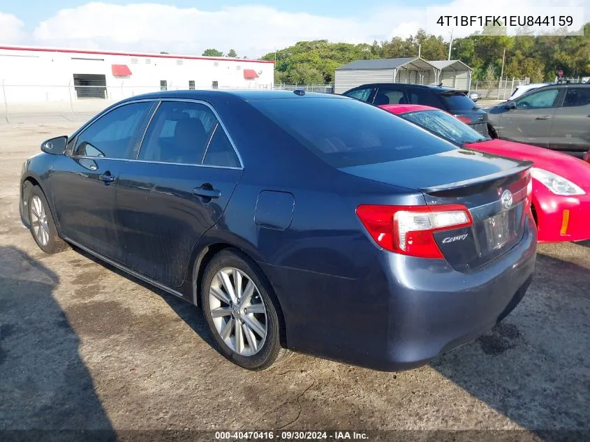 2014 Toyota Camry Xle VIN: 4T1BF1FK1EU844159 Lot: 40470416