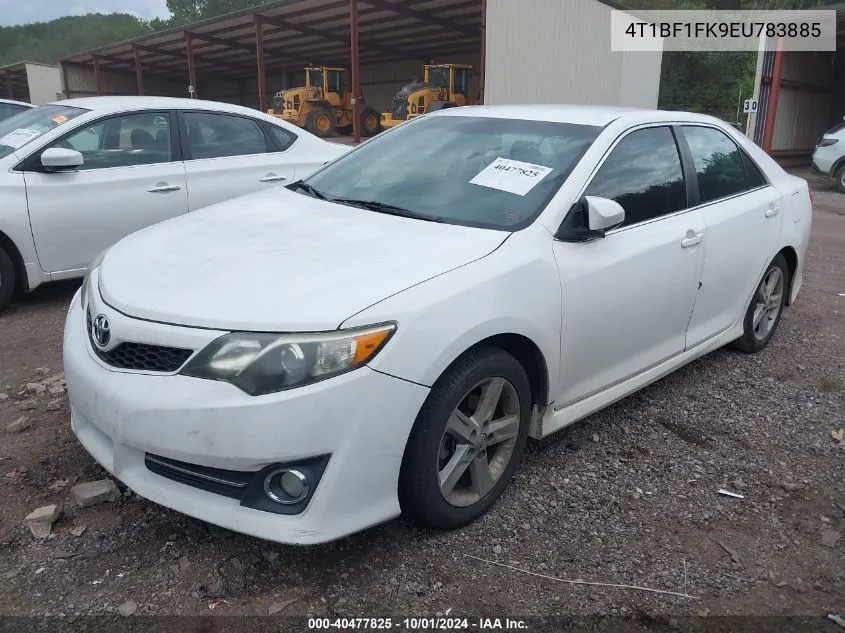 2014 Toyota Camry Se VIN: 4T1BF1FK9EU783885 Lot: 40477825