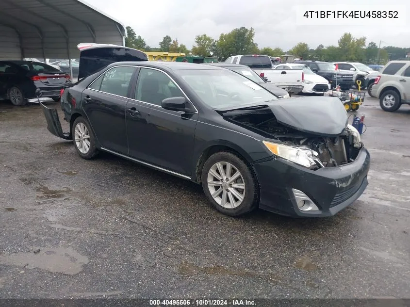 4T1BF1FK4EU458352 2014 Toyota Camry Xle