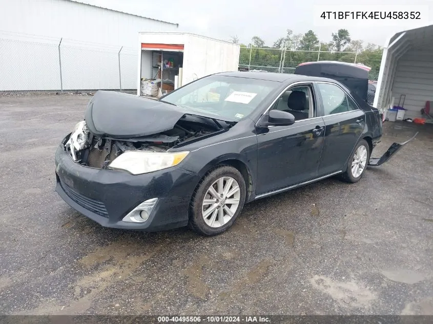 4T1BF1FK4EU458352 2014 Toyota Camry Xle