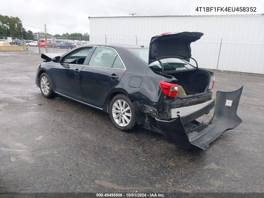 4T1BF1FK4EU458352 2014 Toyota Camry Xle