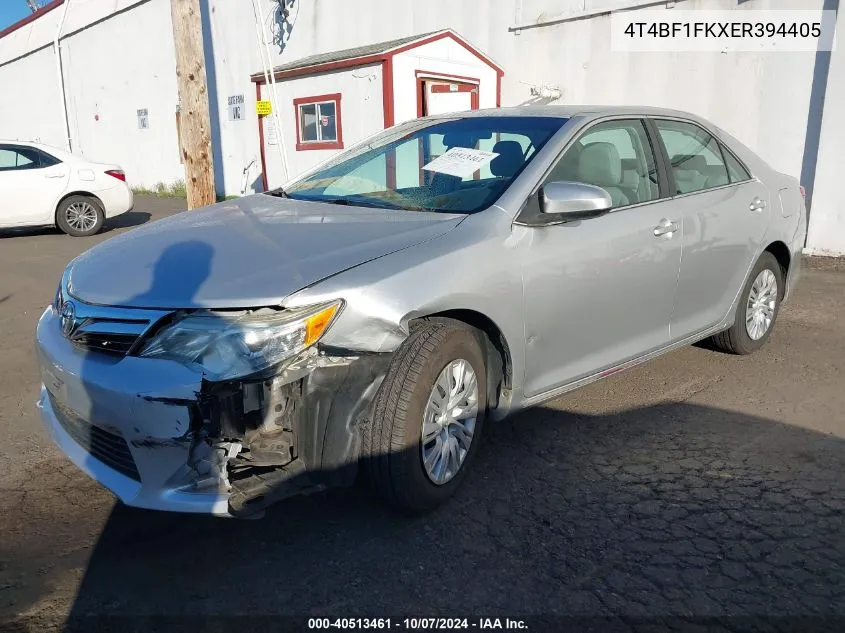 2014 Toyota Camry Le VIN: 4T4BF1FKXER394405 Lot: 40513461