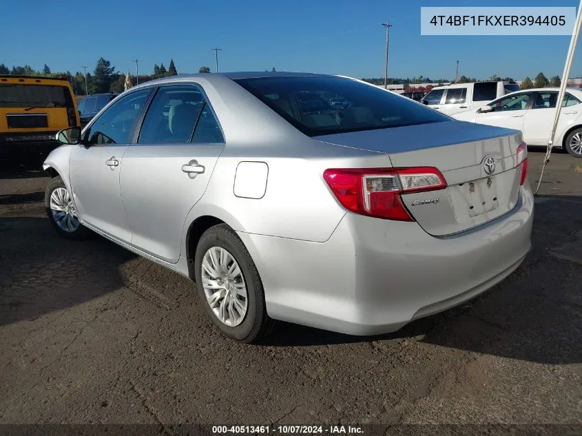 2014 Toyota Camry Le VIN: 4T4BF1FKXER394405 Lot: 40513461