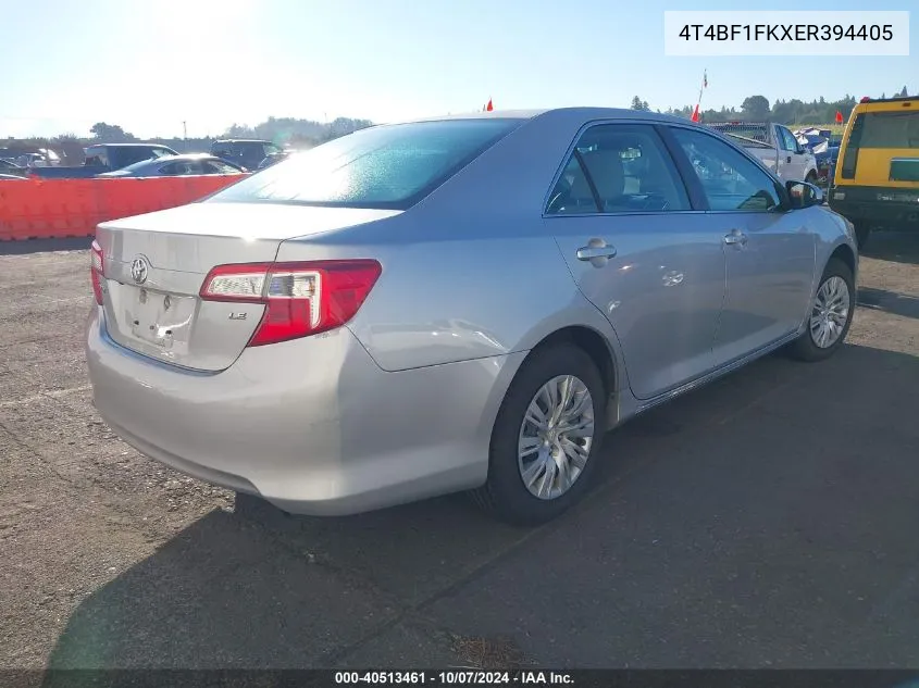 2014 Toyota Camry Le VIN: 4T4BF1FKXER394405 Lot: 40513461