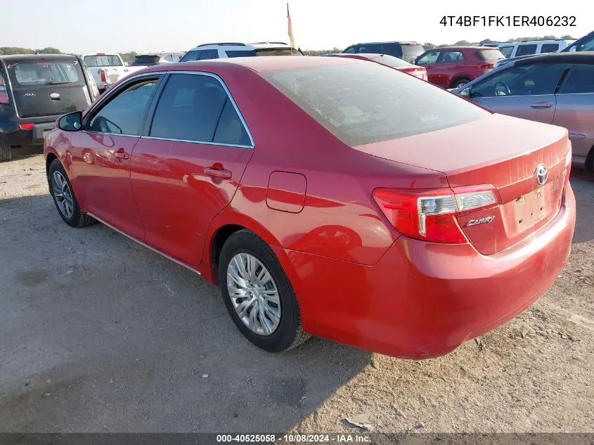 4T4BF1FK1ER406232 2014 Toyota Camry Le