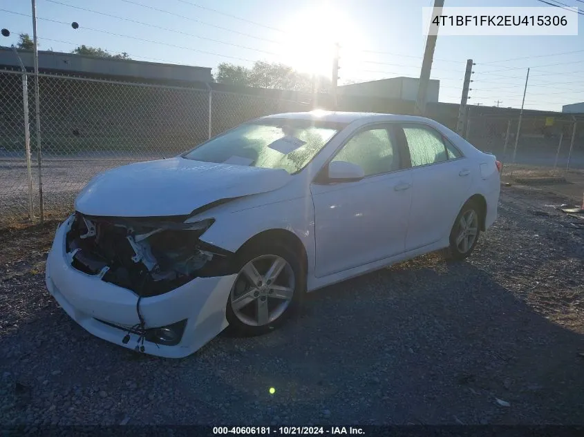 4T1BF1FK2EU415306 2014 Toyota Camry Se