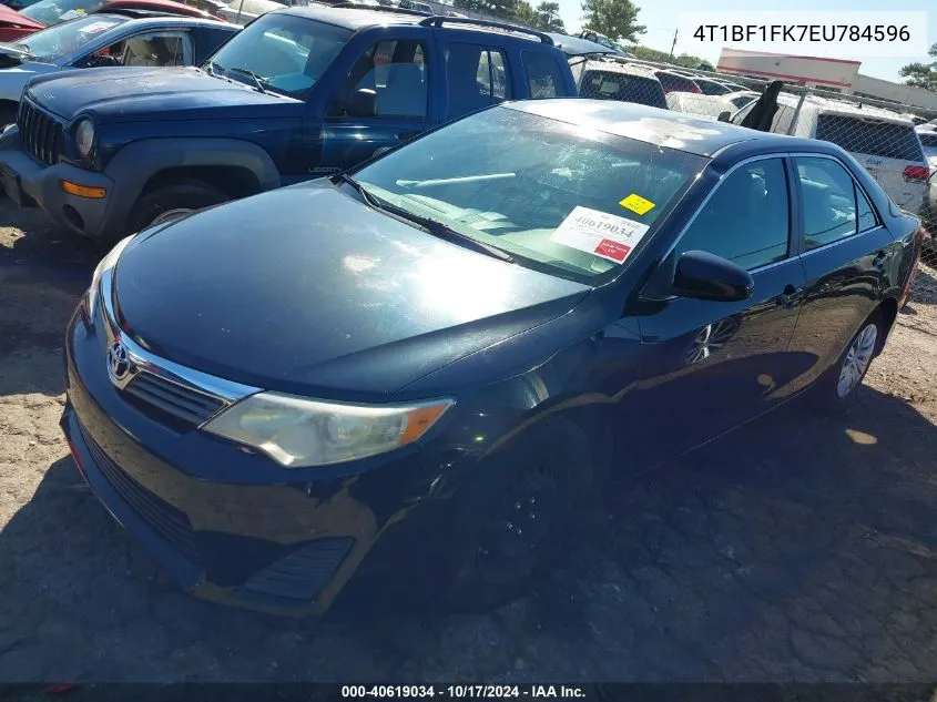 2014 Toyota Camry L VIN: 4T1BF1FK7EU784596 Lot: 40619034