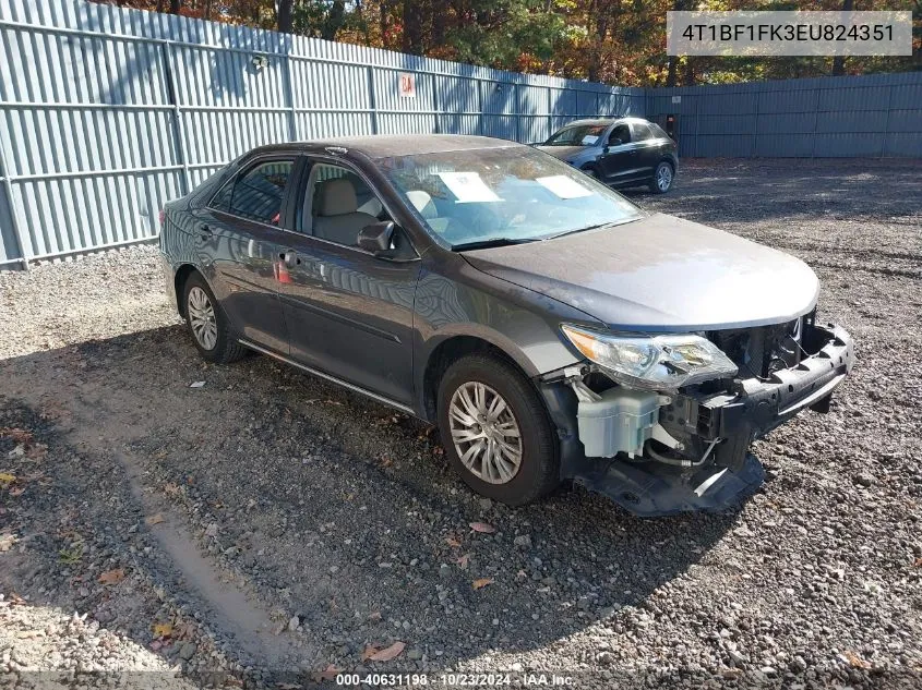 4T1BF1FK3EU824351 2014 Toyota Camry Le