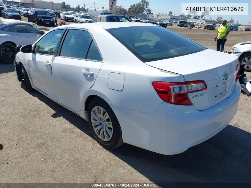 4T4BF1FK1ER413679 2014 Toyota Camry Le