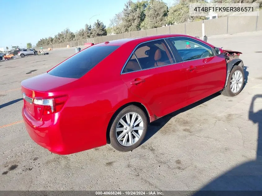 4T4BF1FK9ER386571 2014 Toyota Camry Xle