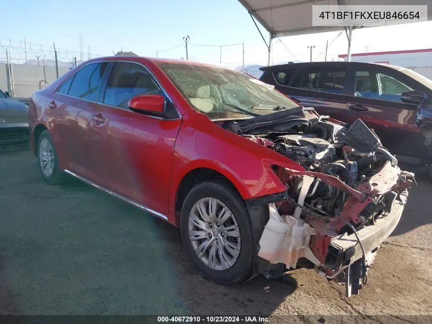 4T1BF1FKXEU846654 2014 Toyota Camry Le