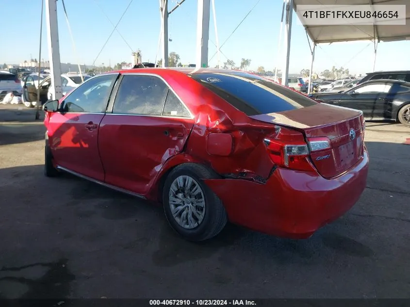 4T1BF1FKXEU846654 2014 Toyota Camry Le