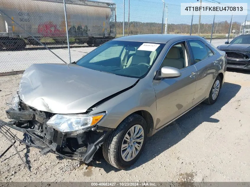 2014 Toyota Camry Le VIN: 4T1BF1FK8EU470813 Lot: 40682427