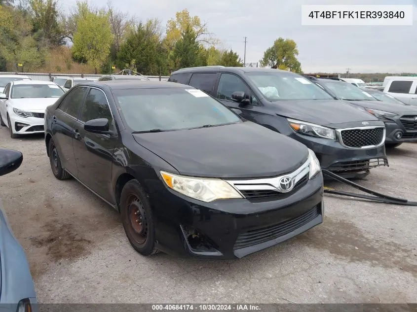 2014 Toyota Camry Le VIN: 4T4BF1FK1ER393840 Lot: 40684174