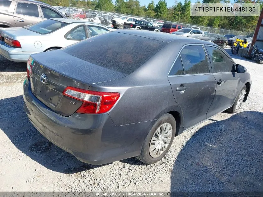 4T1BF1FK1EU448135 2014 Toyota Camry Le