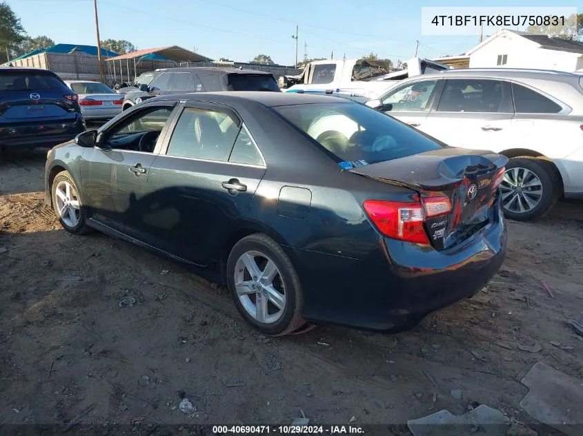 4T1BF1FK8EU750831 2014 Toyota Camry Se