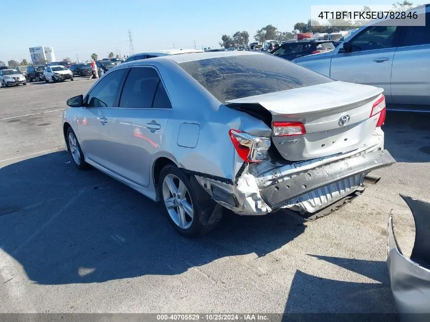 2014 Toyota Camry Se VIN: 4T1BF1FK5EU782846 Lot: 40705529