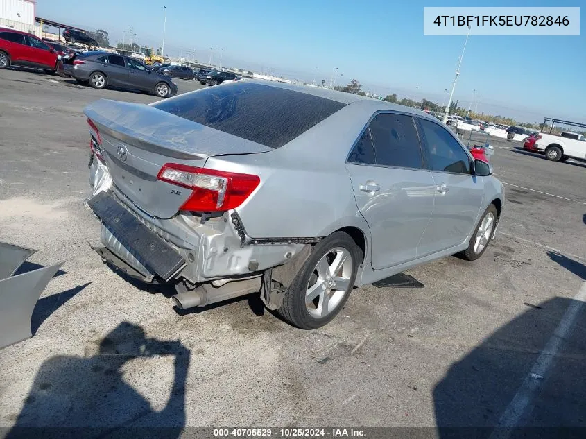 2014 Toyota Camry Se VIN: 4T1BF1FK5EU782846 Lot: 40705529