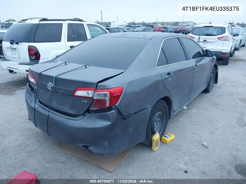 4T1BF1FK4EU335375 2014 Toyota Camry Le