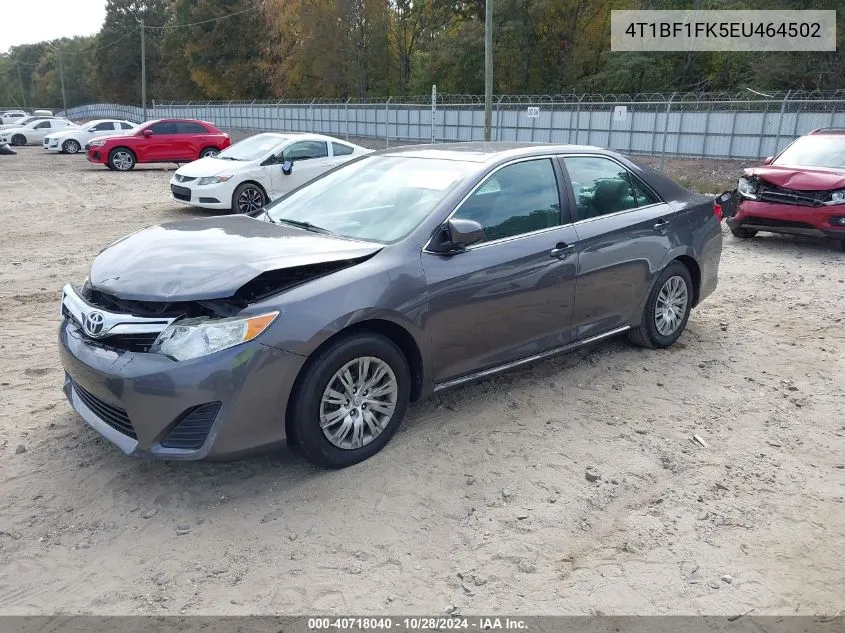 4T1BF1FK5EU464502 2014 Toyota Camry Le