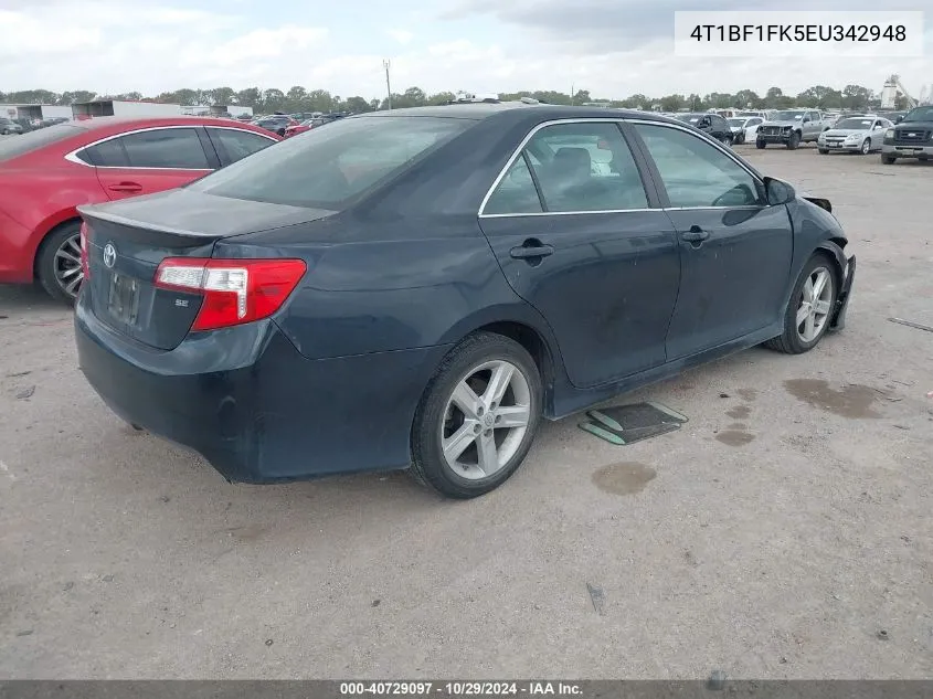 4T1BF1FK5EU342948 2014 Toyota Camry Se