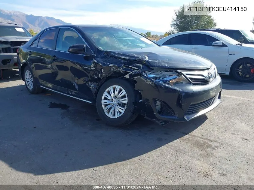 2014 Toyota Camry Le VIN: 4T1BF1FK3EU414150 Lot: 40748095