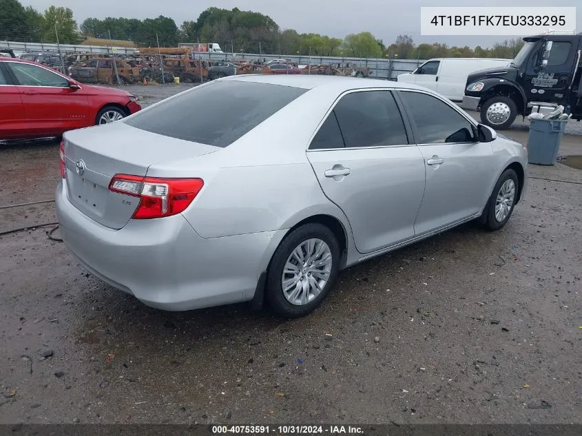 2014 Toyota Camry Le VIN: 4T1BF1FK7EU333295 Lot: 40753591