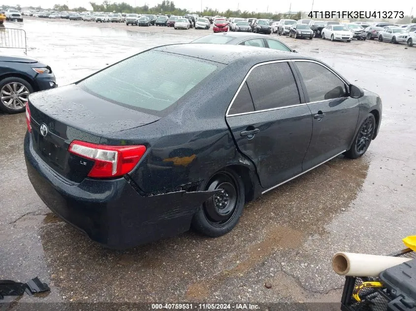 2014 Toyota Camry Le VIN: 4T1BF1FK3EU413273 Lot: 40759531