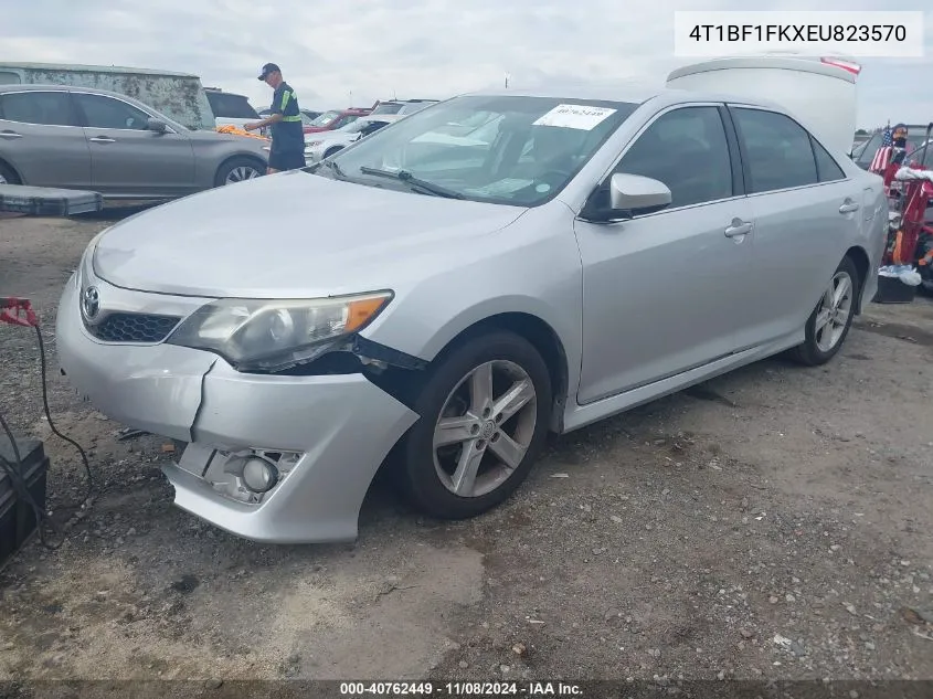 2014 Toyota Camry Se VIN: 4T1BF1FKXEU823570 Lot: 40762449