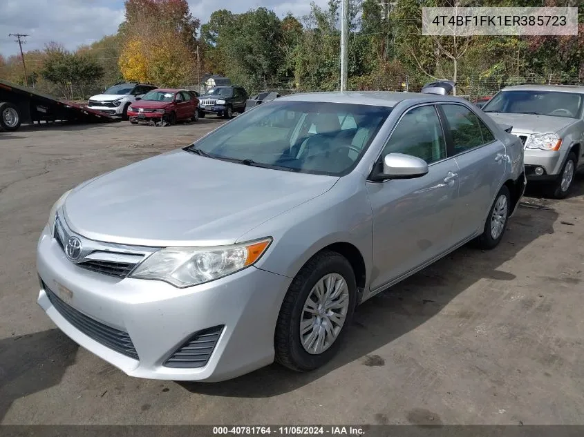 2014 Toyota Camry Le VIN: 4T4BF1FK1ER385723 Lot: 40781764