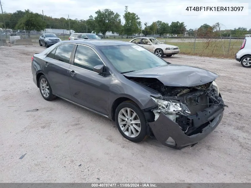 2014 Toyota Camry Xle VIN: 4T4BF1FK1ER413097 Lot: 40787477