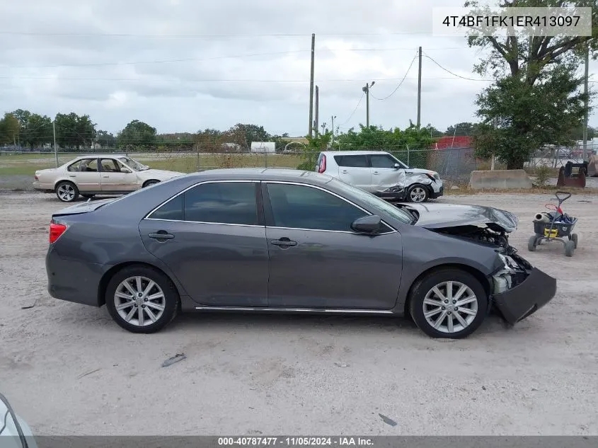 2014 Toyota Camry Xle VIN: 4T4BF1FK1ER413097 Lot: 40787477