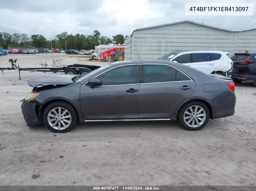 2014 Toyota Camry Xle VIN: 4T4BF1FK1ER413097 Lot: 40787477